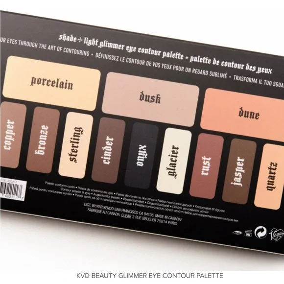 ❤️HOST PICK❤️KVD Shade + Light Glimmer Eye Contour Palette BNIB Limited Edition - Picture 3 of 15